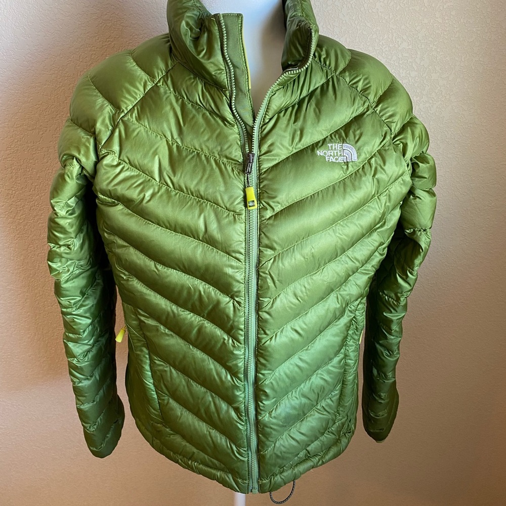 The North Face down jacket.